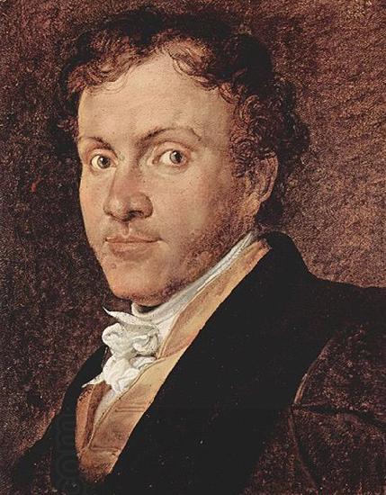 Francesco Hayez Portrat des Giuseppe Roberti. oil painting picture
